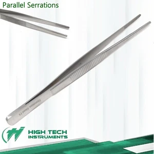 Dressing Tweezer 8" Tissue Thumb Forceps 2.6cm Serrated Tip Surgical Tools - Picture 1 of 3