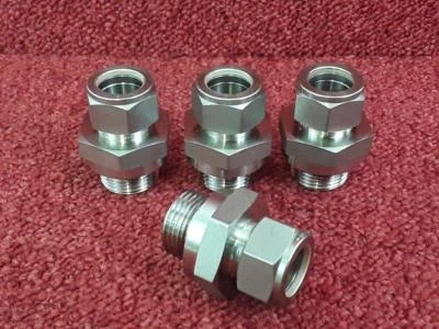 4 x Swagelok Stainless Hydraulic Fitting 3/4" Tube x 1-1/16SAE 316ST-OR-121-ZNS* - Image 1 of 2