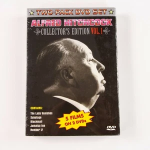 Alfred Hitchcock Collector's Edition Vol. 1 (DVD, 2-Disc Set, 2002) New Sealed - Foto 1 di 3