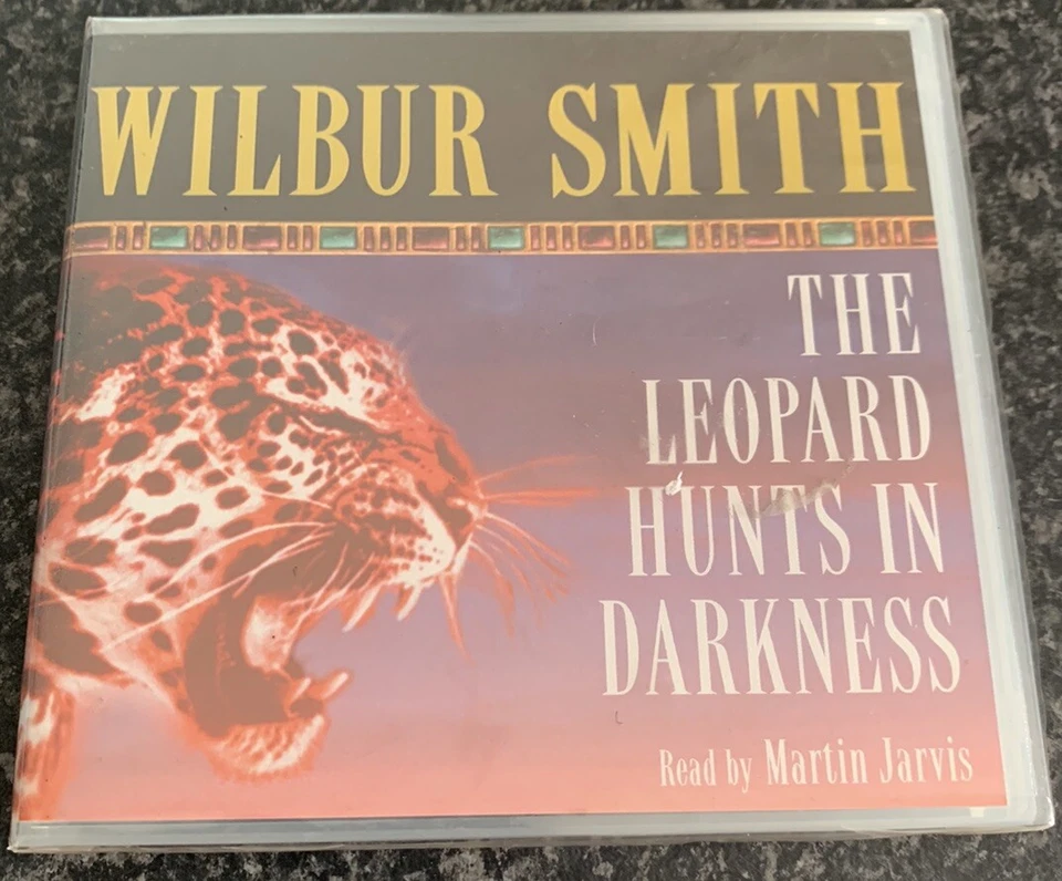 Wilbur Smith The Leopard Hunts in Darkness 3cds Audio Book Time 3 Hours Approx