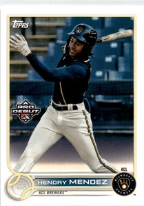 2022 Topps Pro Debut Baseball  Hendry Mendez #PD-128