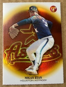 2002 Topps Pristine #149- Nolan Ryan Pr: xx/65. (HOF 1999) - Picture 1 of 2
