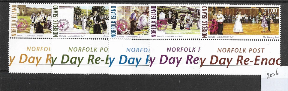 Norfolk Island @  SG956/60   2006 ANNIV. OF MIGRATION MNH Nice Priced @Aus.624 - Image 1 of 1