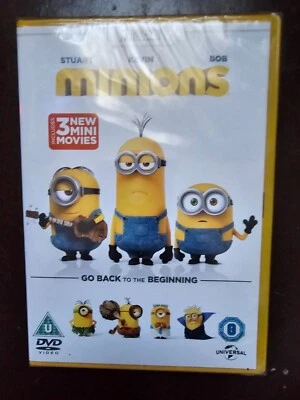 Minions (DVD, 1-DISC, Yellow, 2014/15) Sandra Bullock NEW Sealed MINT! condition - Image 1 of 2