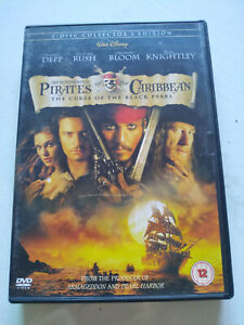 Pirates of the Caribbean Curse Black Pearl - 2 x DVD Español Ingles Region 2 Am