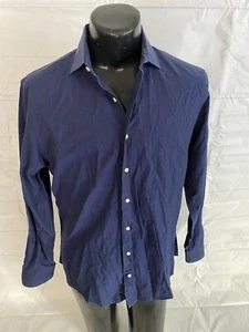 Ben Sherman Herren 16 x 32-33 maßgeschneidert Slim Fit Langarm Knopfleiste Hemd - Bild 1 von 6