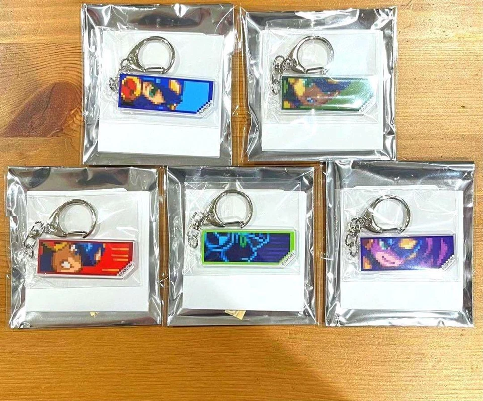 Juego completo de llavero acrílico ventana emoción Mega Man Battle Network Capcom N476 Foto 1 de 1