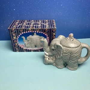 Hand Painted Elephant Tea Pot~Decorative~Collectible~Made in Taiwan~FREESHIP! - Picture 1 of 10