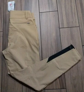 Baleaf Pants Women Size M Equestrian Full Seat Riding Breeches Silicone Grip Tan - Picture 1 of 12