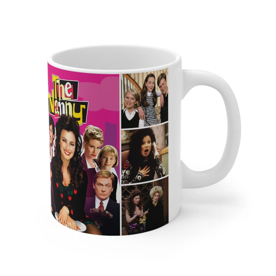BLAINESGOODS The Nanny Ceramic Mug 11oz, Classic TV Show, Coffee Cup, Gift for TV Show Fans