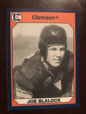 1990 Clemson Tigers Collegiate Collection #170 - Joe Blalock - Football - Image 1 of 2