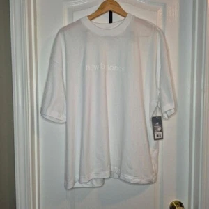 White New Balance short sleeve tee NWT - Picture 1 of 4