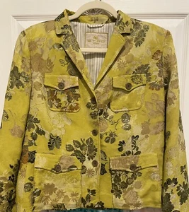 ETRO Milano Seide Jacquard Sakko Blazer Gr. 8 US edel Geld maßgeschneidert elegant - Bild 1 von 17