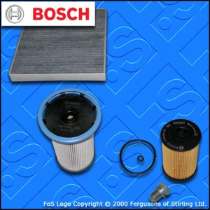 SERVICE KIT for AUDI A3 (8V) 2.0 TDI OIL FUEL CABIN FILTER SUMP PLUG (2012-2018) - Picture 1 of 5