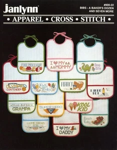 Janlynn Corporation #900-22 - Bibs, A Baker's Dozen and Seven More - Picture 1 of 2
