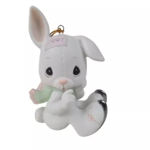 Precious Moments 520438 Hase auf Schlittschuhen 1991 Sammlung Porzellan Figuren - Bild 1 von 6