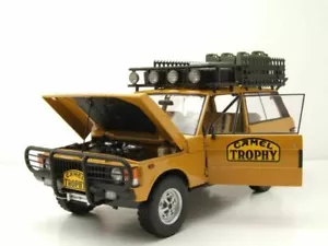 ALMOST REAL 1:18 MODELLINO AUTO RANGE ROVER CAMEL TROPHY 1981 DIECAST MODELLISMO - Foto 1 di 10