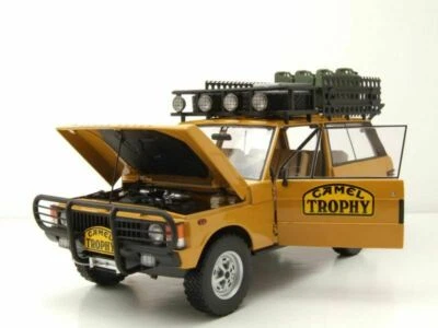 ALMOST REAL 1:18 MODELLINO AUTO RANGE ROVER CAMEL TROPHY 1981 DIECAST MODELLISMO - Immagine 1 di 4