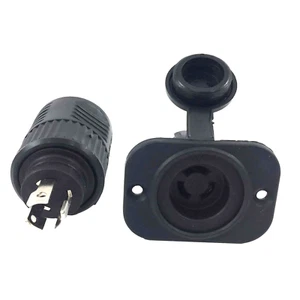 Minn Kota Trolling Motor Plug & Receptacle Set MKR-18 12/24/36V Marinco 12VCP - Picture 1 of 7