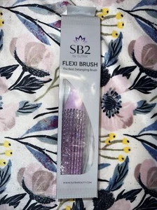 Sutra Beauty Spazzola Antiscivolo Manico in Gomma Flexi Viola Nuova con Scatola - Foto 1 di 7