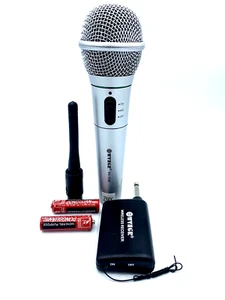 MICROFONO WIRELESS PROFESSIONALE WG-309-B PER KARAOKE SENZA FILI UNIDIREZIONALE - Foto 1 di 11