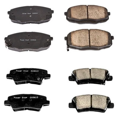 For Kia Soul EV 15-16 Disc Brake Pad Set Z16 Evolution Clean Ride Ceramic Front Foto 1 de 4