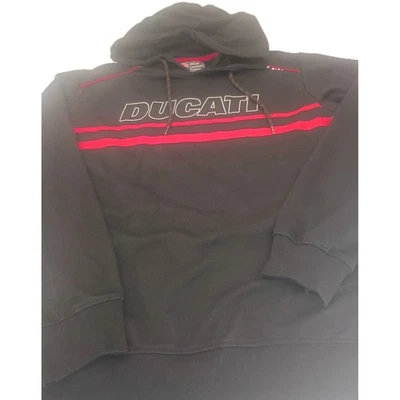 Sudadera con Capucha Ducati Licencia Oficial Para Hombre XL Negra Roja Pullover Sudadera Moto Foto 1 de 4