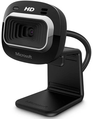 Microsoft HD-3000 Webcam 720P HD High Definition USB Zoom Teams Skype Mic *USED - image 1 of 4