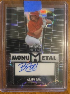 2024 Leaf Metal Monumental Brady Ebel Auto 1/3 Rookie Prospect LSU - Bild 1 von 2