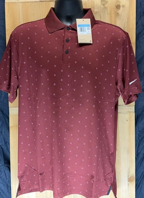 Nike Dri-Fit Tour Polo Golf Shirt New w/Tags Various Sizes IB3948 619 Maroon Red - Image 1 of 2
