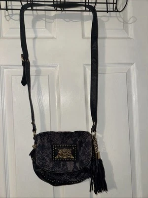 Bolso Bandolera Juicy Couture Terciopelo Estampado Serpiente Cartera Cosas Salvajes Raro Mini Ciara Foto 1 de 4