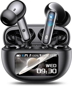 AI Sprachübersetzung Ohrhörer, Ohrhörer mit multifunktionalem Touchscreen T... - Bild 1 von 7