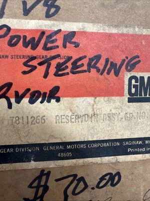 Depósito de dirección asistida GM 7811266 1971-72 Buick Skylark & LeSabre GS CON V8 NOS Foto 1 de 4