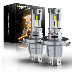 XWQHJW H4 CSP LED Headlight Bulbs High Low Beam Super Bright 10000LM 50W 6000K - Picture 1 of 11