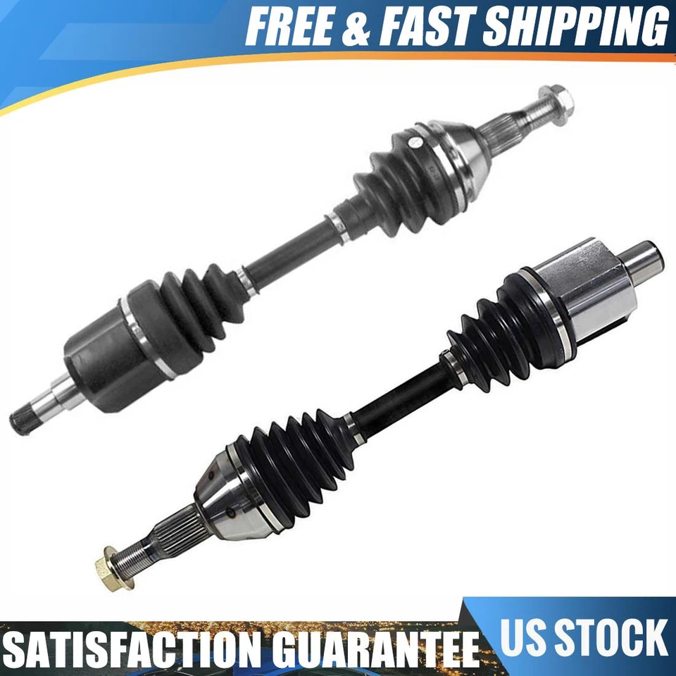 Par (2) Conjunto de eje CV delantero izquierdo y derecho para Chevy Pontiac Buick Foto 1 de 4