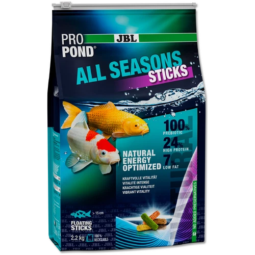 JBL ProPond All Seasons Sticks 12 Liter Futter Ganzjahresfutter für Koi & Co - Bild 1 von 1