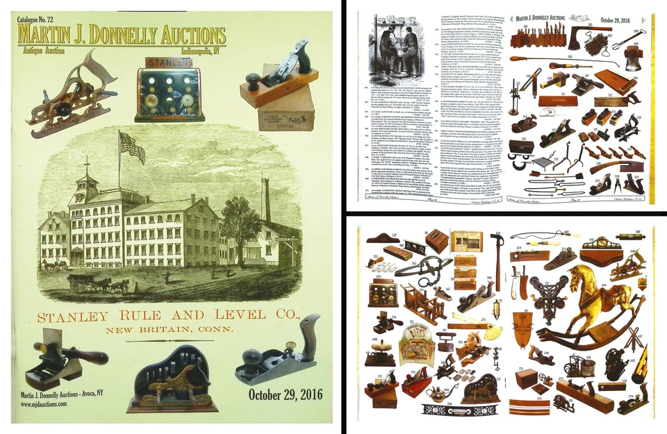 Catálogo de subasta de herramientas antiguas a todo color de octubre de 2019 con precios realizados Foto 1 de 1