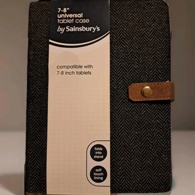 Universal Shockproof Tablet Bumper Case Cover Folio Stand for 7" 8" inch Black - Image 1 of 3