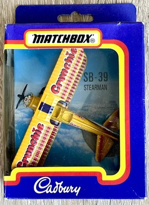 Matchbox Skybuster Stearman Cadbury Crunchie Flying Circus SB-39 - image 1 of 4
