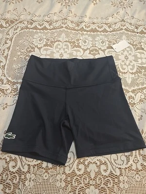 Nuevo Lacoste Sport Azul Marino Pull On Elastizado Motociclista Pantalones Cortos Para Mujer Talla 6 o 38 Foto 1 de 4