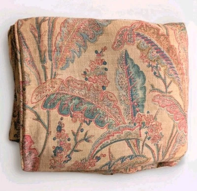 Funda nórdica Ralph Lauren LRL Coco hoja de palma COMPLETA/QUEEN dorada neutra BOHO botánica Foto 1 de 4