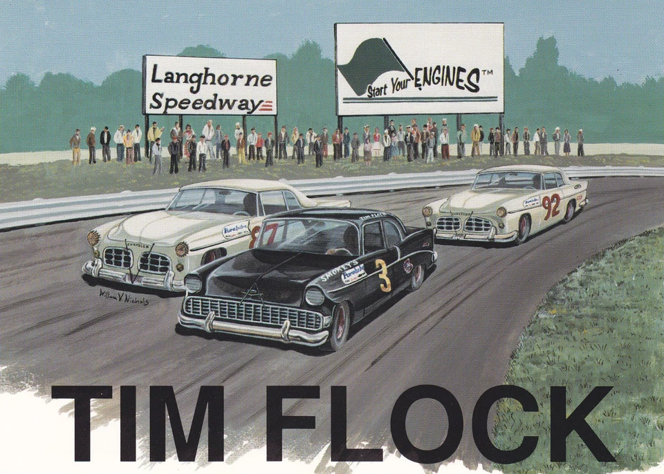 TIM FLOCK - ARRANCA TUS MOTORES POSTAL 7" X 5" - #5 EN SERIE Foto 1 de 1