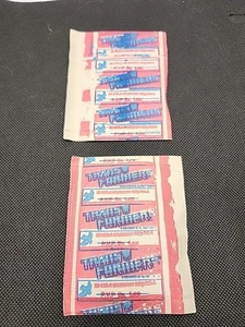 Lote de 2 pegatinas vintage 1985 Transformers Reyauca Venezuela - Imagen 1 de 4
