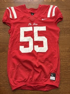 Camiseta de fútbol para hombre Nike Ole Miss Rebels #55 talla L nueva con etiquetas - Imagen 1 de 2