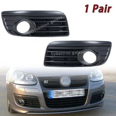 Rejilla cubierta marco luz antiniebla 2 piezas para Volkswagen VW Golf 5 GT 2006-2009 Foto 1 de 4