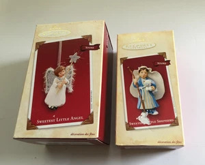 Hallmark 2004 Andenken Ornament süßester kleiner Engel & Hirte mit Sound - 2 - Bild 1 von 21