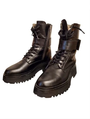 Bota de Combate Allsaints Onyx (Mujer) EE. UU. Talla 7 Foto 1 de 4