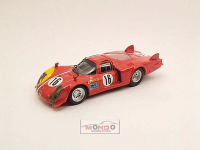1:43 Best Alfa Romeo 33.2 Lunga Spa 1968 Prova T. Pilett #16 Be9435  Model - Image 1 of 2