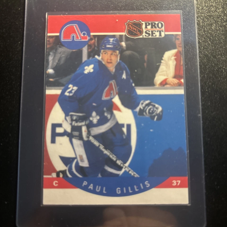 1990-91 Pro Set Paul Gillis Bloody Nose Error #246 - Image 1 of 2