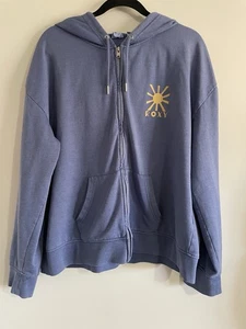 Roxy Blue Zip Hoodie ‘Seek The Sun Sweet Rthyme’  - Bild 1 von 9